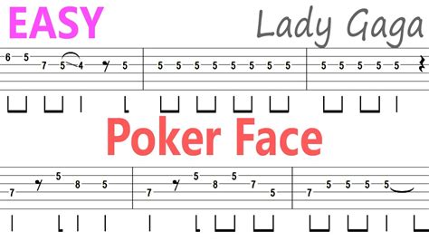 poker face chords acoustic